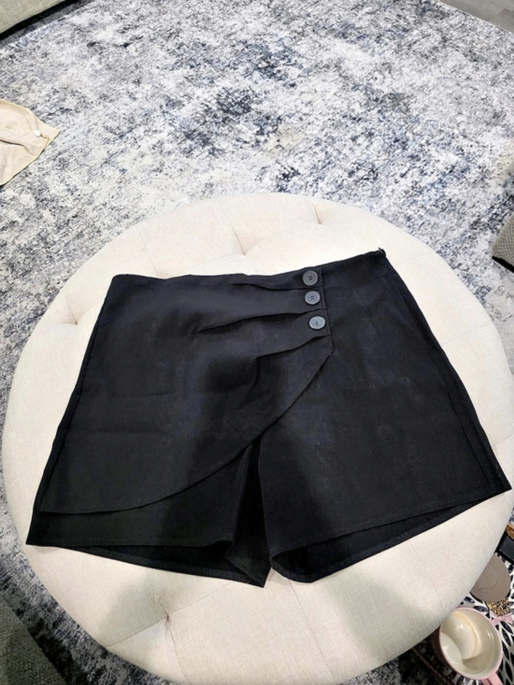 Pemieer High Waist Black Shorts Size 2XL